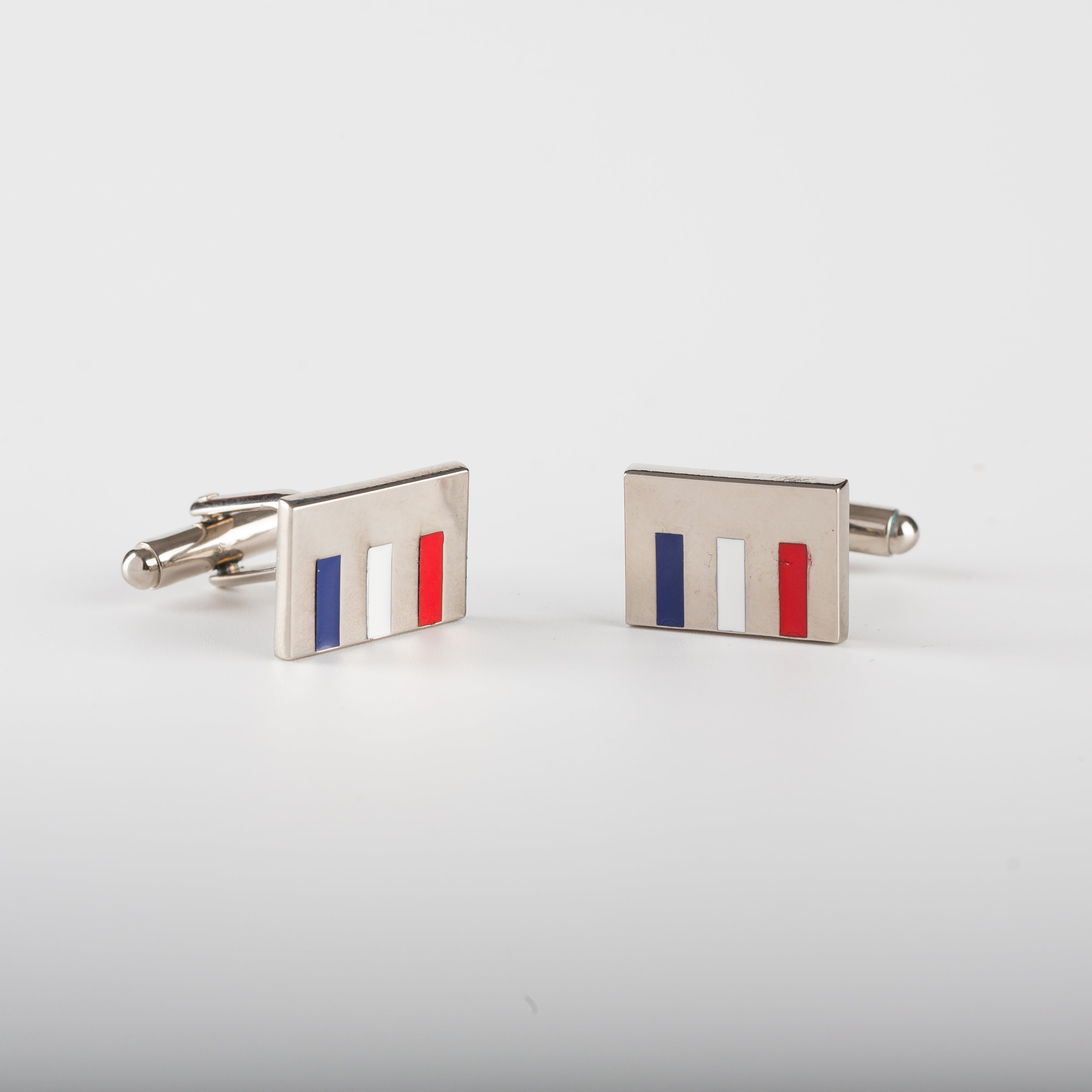 Les boutons de manchette Tricolore